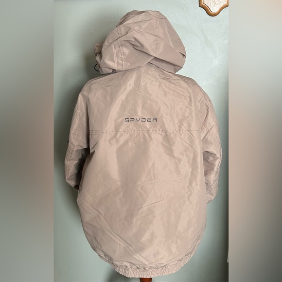 Spyder Men's Beige Windbreaker Jacket - Picture 8 of 15